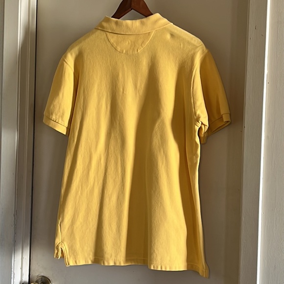 Chaps Ralph Lauren Yellow Cotton Vintage Golf Polo Shirt |M - Picture 2 of 8
